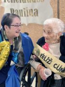 Paulina, ehun urteko beste lagun bat Txurdinagabarri Egoitzan Ehun urteko beste lagun bat Txurdinagabarri Egoitzan