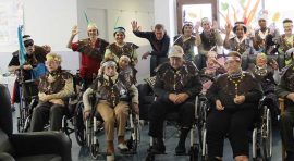 Carnaval en la Residencia geriátrica Barandiaran de Durango