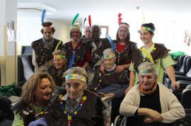 Carnaval en la Residencia geriátrica Barandiaran de Durango