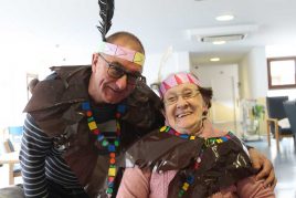 Carnaval en la Residencia geriátrica Barandiaran de Durango