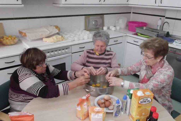 Laranja-flana prestatzen