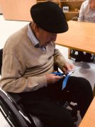 Txurdinagabarri Egoitzako Euskararen Eguneko irudi gehiago Día del Euskera en la Residencia de mayores Txurdinagabarri de Bilbao