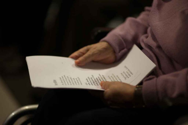 Acto institucional y festivo en la Residencia Santiago de Villabona Acto en la Residencia de ancianos Santiago de Villabona