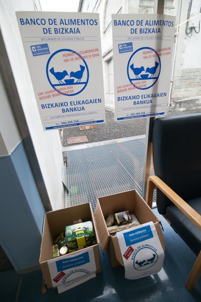 Recogida de alimentos para el Banco de Alimentos de Bizkaia