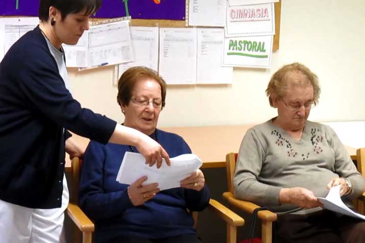 Los centros de personas mayores celebran el aniversario de San Benito Menni, fundador de Hermanas Hospitalarias Celebración de San Benito Menni en el Centro de Día de Personas Mayores de Bergara