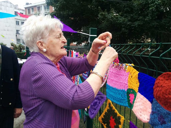 Ganchillo urbano en Deusto