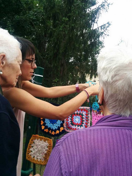 Ganchillo urbano en Deusto