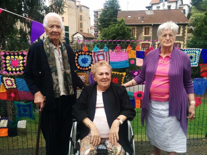 Ganchillo urbano en Deusto