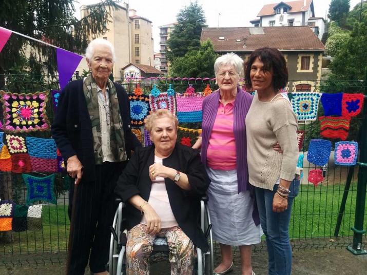 Ganchillo urbano en Deusto