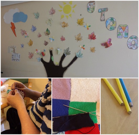 El área de larga estancia, un hogar para los pacientes Manualidades