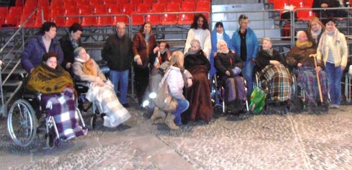 J.M. Barandiaraneko egoiliarrak, Durangoko Jesusen Nekaldiko entsegu orokorrean J.M. Barandiaraneko egoiliarrak, Durangoko Jesusen Nekaldiko entsegu orokorrean