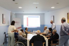Nueva edición del taller de reminiscencia y fútbol en la Residencia Barandiaran Taller de Reminiscencia basada en el Fútbol en la Residencia Barandiaran de Durango