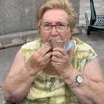 Residencia de ancianos Txurdinagabarri de Bilbao - Merienda en la azotea