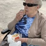 Residencia de ancianos Txurdinagabarri de Bilbao - Merienda en la azotea