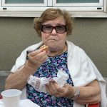 Residencia de ancianos Txurdinagabarri de Bilbao - Merienda en la azotea
