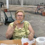 Residencia de ancianos Txurdinagabarri de Bilbao - Merienda en la azotea