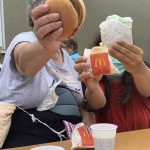 Residencia de ancianos Txurdinagabarri de Bilbao - Merienda en la azotea