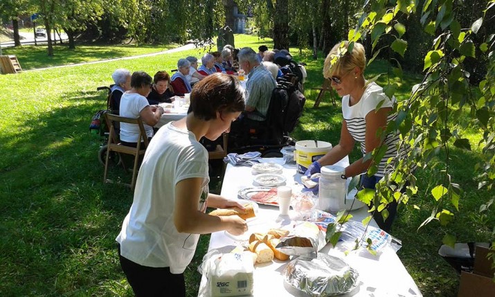 Programa Parkez Parke de la Residencia de personas mayores Santiago de Villabona