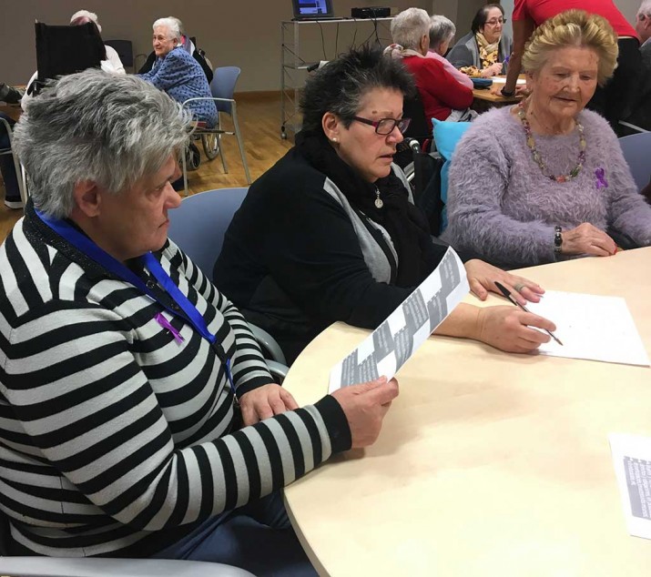 Reflexionando sobre la igualdad el 8 de Marzo 8 de Marzo en la Residencia geriátrica Txurdinagabarri