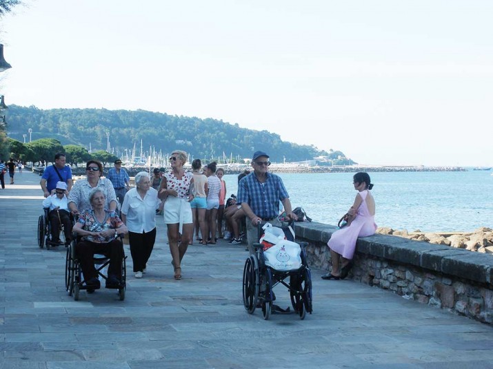 Excursión a Hondarribia de la Residencia de personas mayores Santiago