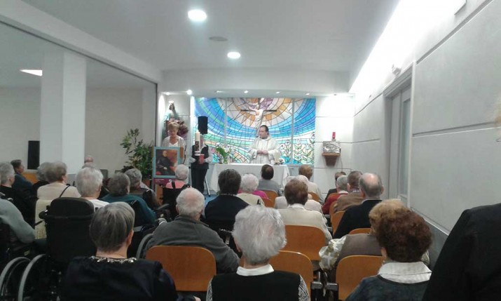 Las Residencias y Centros de Día de Aita Menni conmemoran a San Benito Menni Eucaristía en la Residencia de ancianos Santiago de Villabona, GIpuzkoa