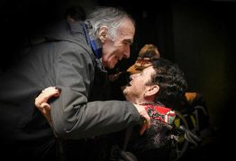 Visita a San Mamés del Taller de Reminiscencia y Fútbol de la Residencia Barandiaran