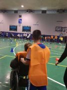 En las "All-Impiadas" intergeneracionales del Colegio Berrio-Otxoa La Residencia de mayores Txurdinagabarri, en las "All-Impiadas" del colegio Berrio-Otxoa