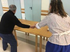 Euskera y euskal jokoak, de la mano en la Residencia Txurdinagabarri Dia del Euskera en la Residencia de mayores Txurdinagabarri de Bilbao