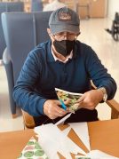 Fiesta tropical en Txurdinagabarri FIesta tropical en la Residencia de la tercera edad Txurdinagabarri