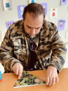 Fiesta tropical en Txurdinagabarri FIesta tropical en la Residencia de la tercera edad Txurdinagabarri