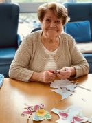 Fiesta tropical en Txurdinagabarri FIesta tropical en la Residencia de la tercera edad Txurdinagabarri