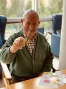 Fiesta tropical en Txurdinagabarri FIesta tropical en la Residencia de la tercera edad Txurdinagabarri