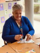 Fiesta tropical en Txurdinagabarri FIesta tropical en la Residencia de la tercera edad Txurdinagabarri