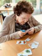 Fiesta tropical en Txurdinagabarri FIesta tropical en la Residencia de la tercera edad Txurdinagabarri