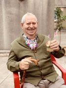 Fiesta tropical en Txurdinagabarri FIesta tropical en la Residencia de la tercera edad Txurdinagabarri