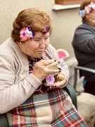 Fiesta tropical en Txurdinagabarri FIesta tropical en la Residencia de la tercera edad Txurdinagabarri