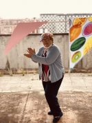 Fiesta tropical en Txurdinagabarri FIesta tropical en la Residencia de la tercera edad Txurdinagabarri