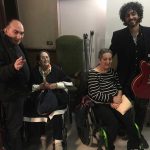 Con el guitarrista del Vicente Espí Quartet