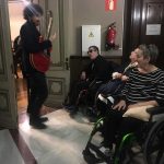 Con el guitarrista del Vicente Espí Quartet