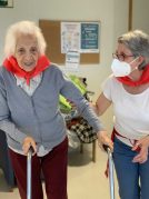 El encierro vuelve a recorrer Txurdinagabarri San Fermín 2021 en la Residencia de mayores Txurdinagabarri