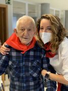 El encierro vuelve a recorrer Txurdinagabarri San Fermín 2021 en la Residencia de mayores Txurdinagabarri