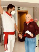 El encierro vuelve a recorrer Txurdinagabarri San Fermín 2021 en la Residencia de mayores Txurdinagabarri