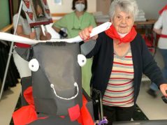 El encierro vuelve a recorrer Txurdinagabarri San Fermín 2021 en la Residencia de mayores Txurdinagabarri