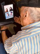 Despedimos con pena y por videollamada el programa intergeneracional Programa intergeneracional 2020 en la Residencia de mayores Txurdinagabarri