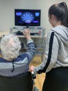 Despedimos con pena y por videollamada el programa intergeneracional Programa intergeneracional 2020 en la Residencia de mayores Txurdinagabarri