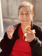 Txitxiburduntzia ganbarako terrazan Txitxiburduntzi en la Residencia Txurdinagabarri