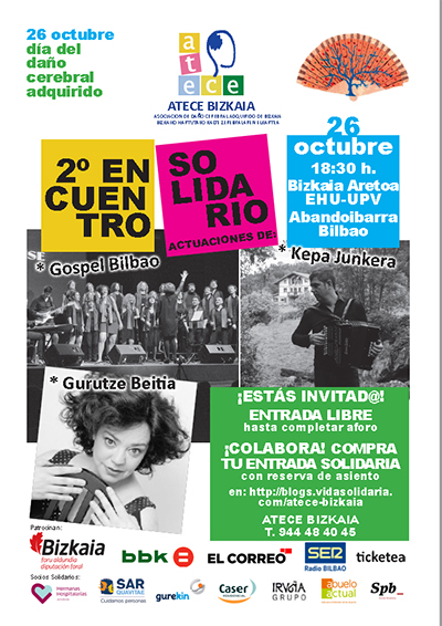 Música y humor para celebrar el Día del Daño Cerebral en Bilbao cartel-socios-solidarios