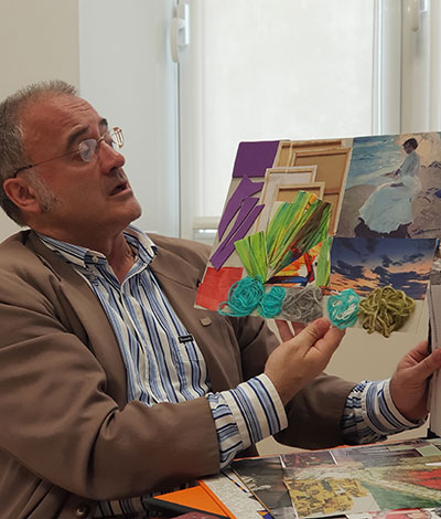 Sorkuntza grafikoko tailerra, edo nola bultzatu ongizate pertsonala adierazpen artistikoaren bitartez Josu-Urriolabeitia1