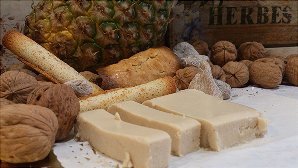 Gabonetan turroiak disfagia duten pertsonentzat turron-de-alicante