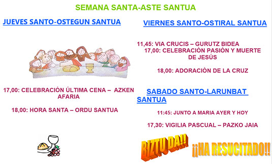 Semana Santa en el Hospital Aita Menni Semana Santa en el Hospital Aita Menni